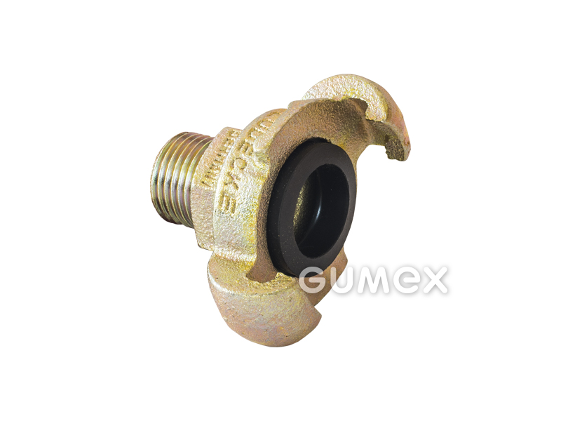LÜDECKE Kupplung, Außengewinde G 1/2", 10bar, Dichtung Perbunan, Temperguss, 